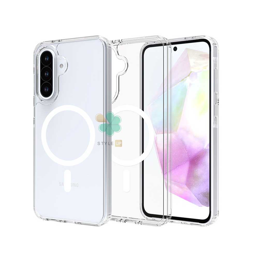 قیمت و خرید کاور محافظ گوشی شفاف مگ سیف دار برای Samsung A56 - شفاف و با کیفیت 